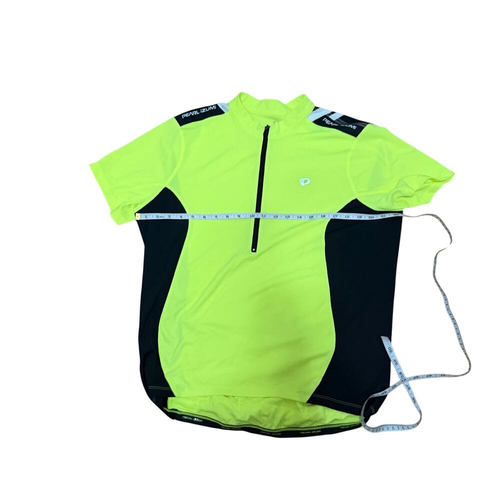 Men’s pearl Izumi bright yellow cycling jersey sz XXL biking activewear reflectv - Picture 4 of 9